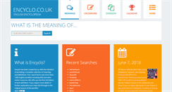 Desktop Screenshot of encyclo.co.uk